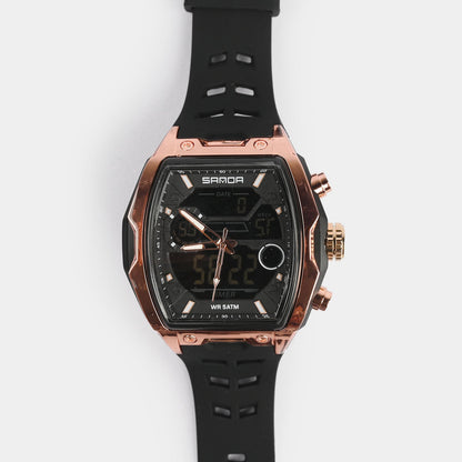 Multi-Function Dual-Display Premium Wrist Watch