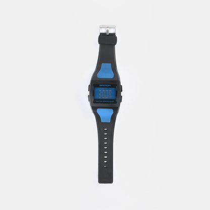 Square Digital Display Sports Wrist Watch