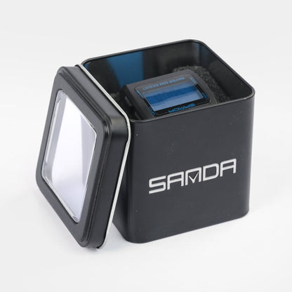 Square Digital Display Sports Wrist Watch