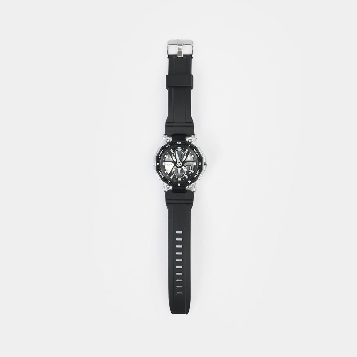 Dual Functionality Sports Digital Wrist Watch