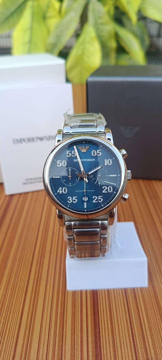 Emporio Armani AR11132 Men's Chronograph Watch - Stainless Steel