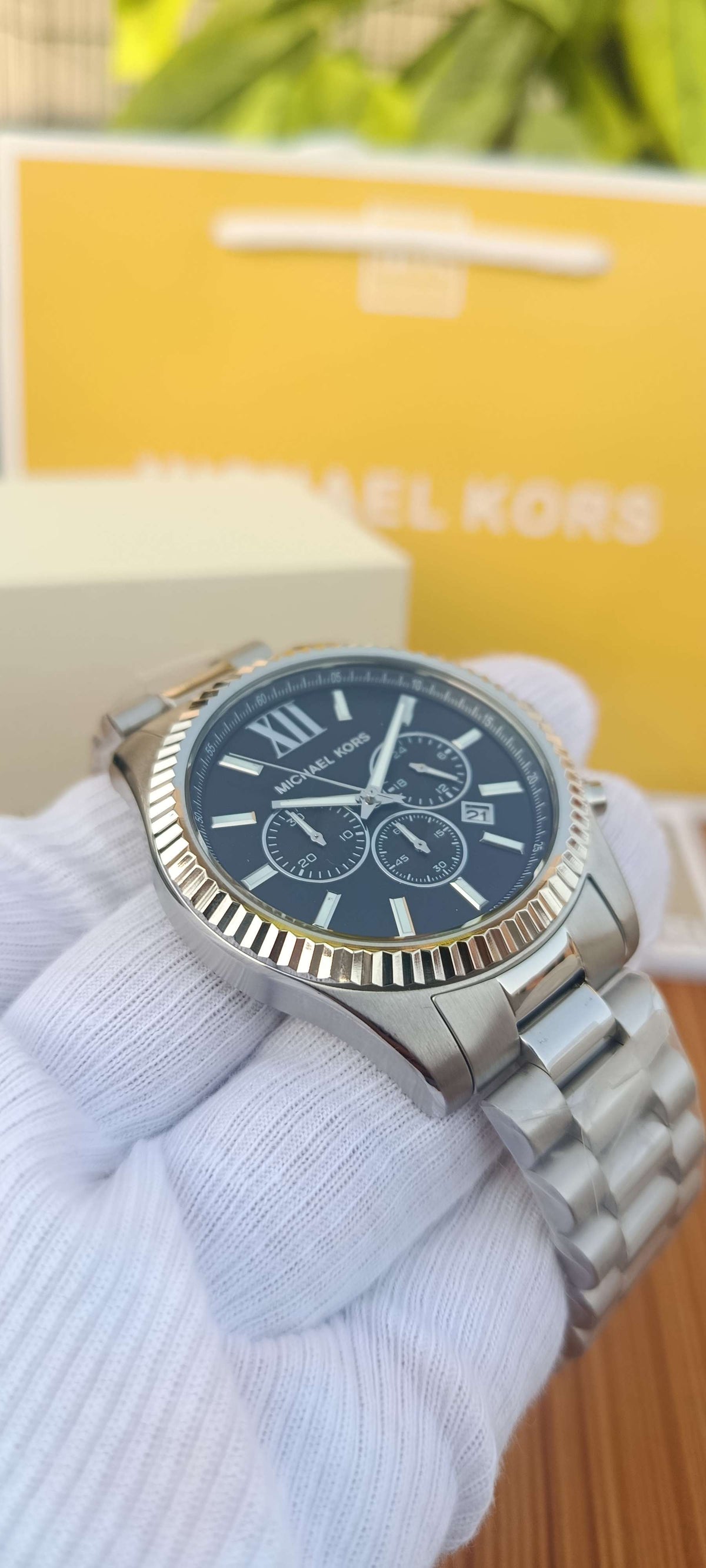 Michael Kors Men's Lexington Chronograph watch, specifically model MK1091