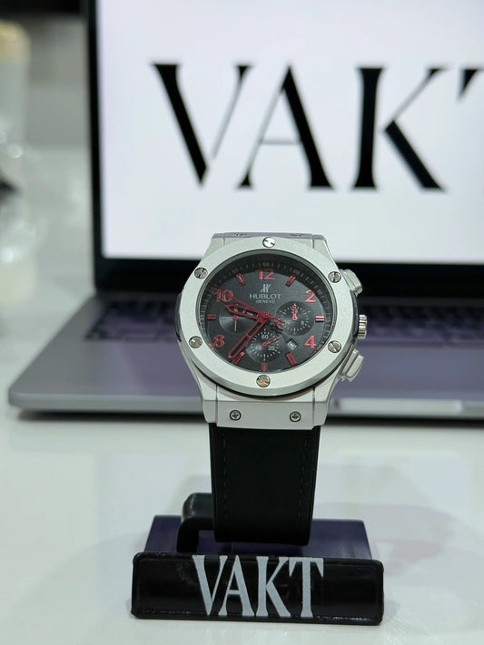 Hublot Big Bang 44 mm Evolution Watch – Black Strap | Red Hands