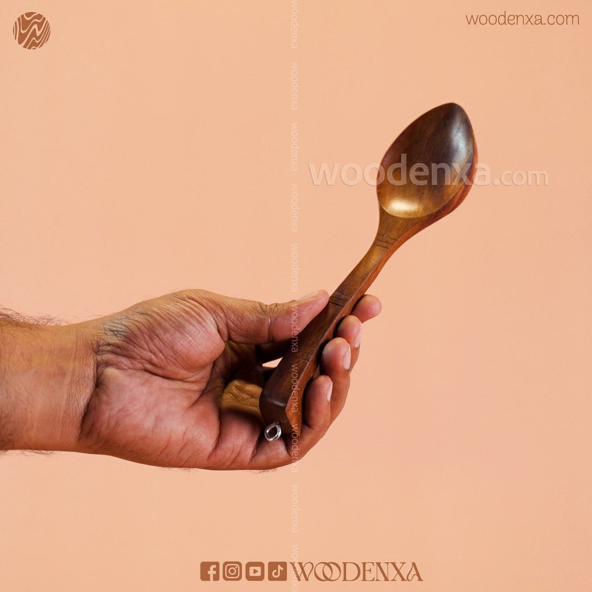 Wooden Spoon Set of 7 | Handmade Cooking & Serving Utensils by Woodenxa