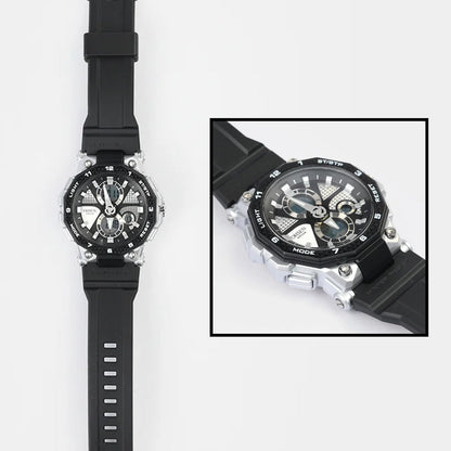 Dual Functionality Sports Digital Wrist Watch